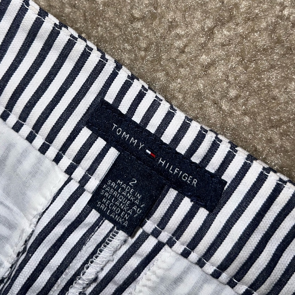 Tommy Hilfiger Black & White Striped Skirt size 2 - Picture 7 of 11